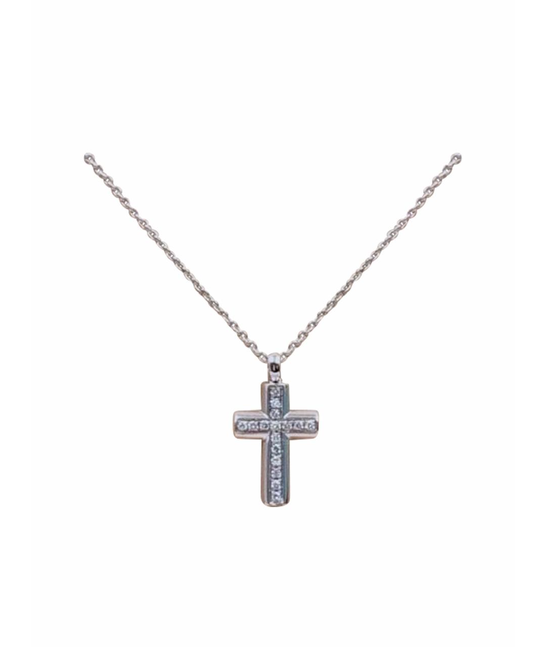 BVLGARI Белое колье из белого золота, фото 1