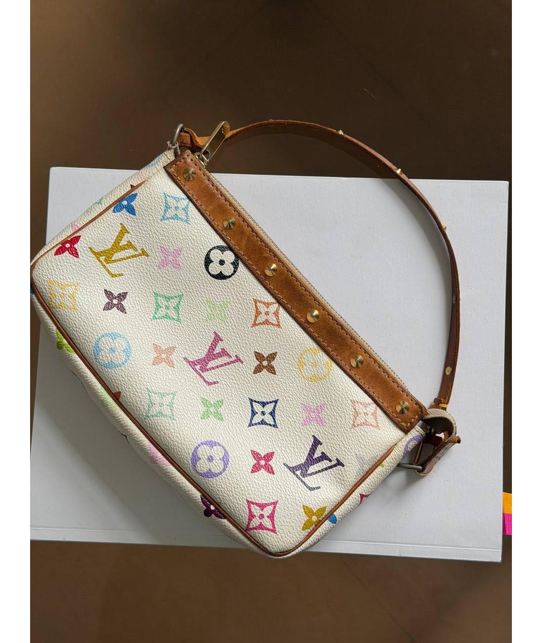 LOUIS VUITTON Мульти кожаная сумка с короткими ручками, фото 9