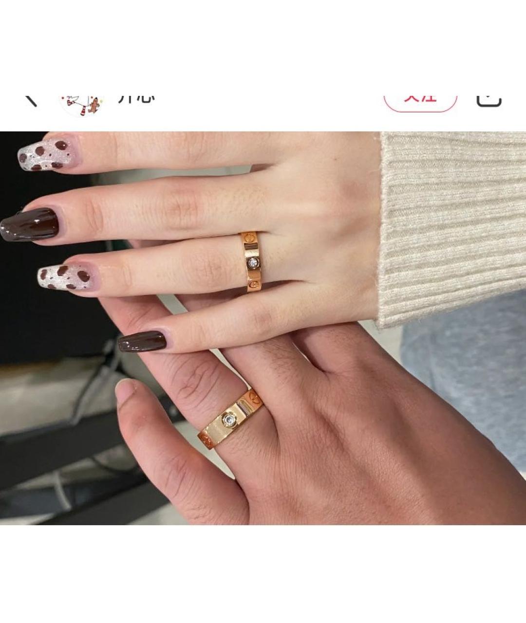 CARTIER Золотое кольцо из розового золота, фото 7