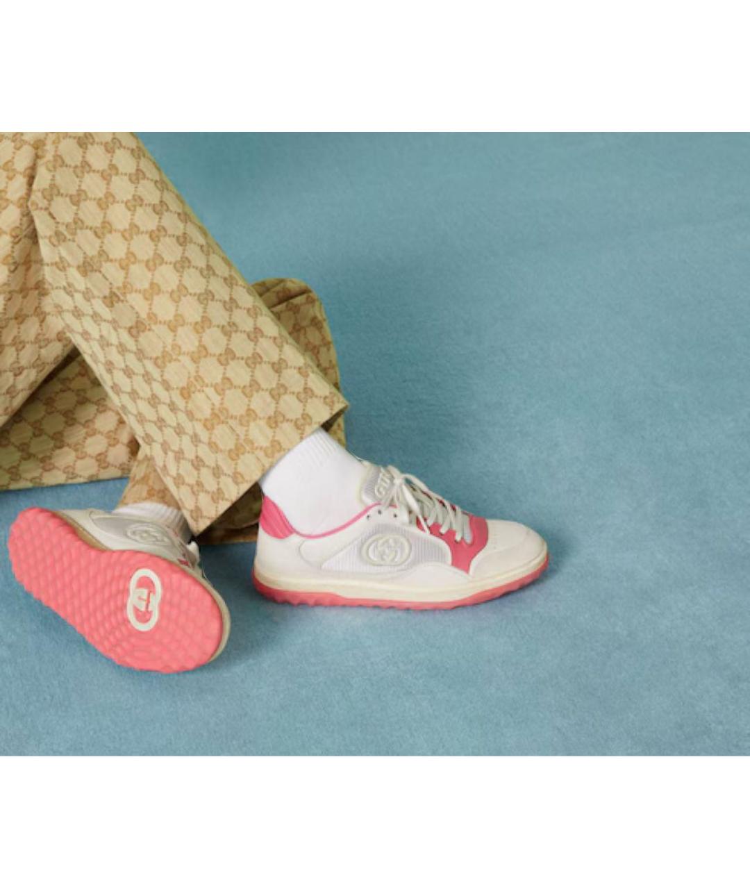 GUCCI Мульти кожаные кеды, фото 6