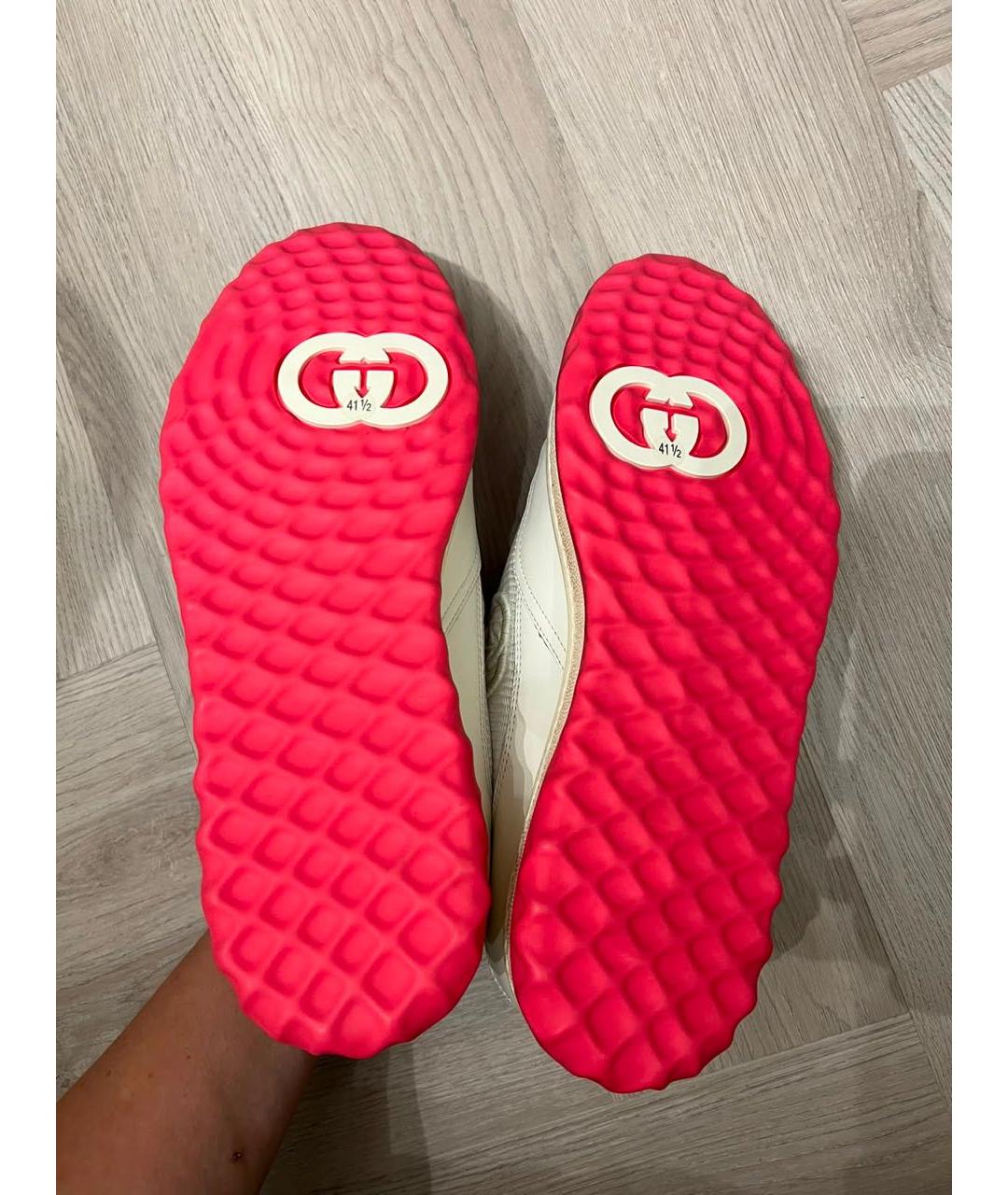 GUCCI Мульти кожаные кеды, фото 7