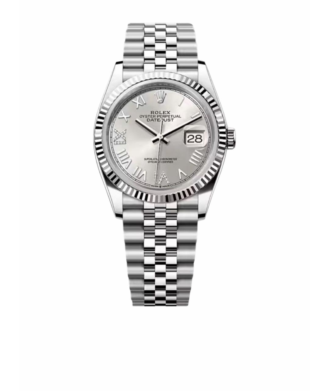 ROLEX Белые часы из белого золота, фото 1