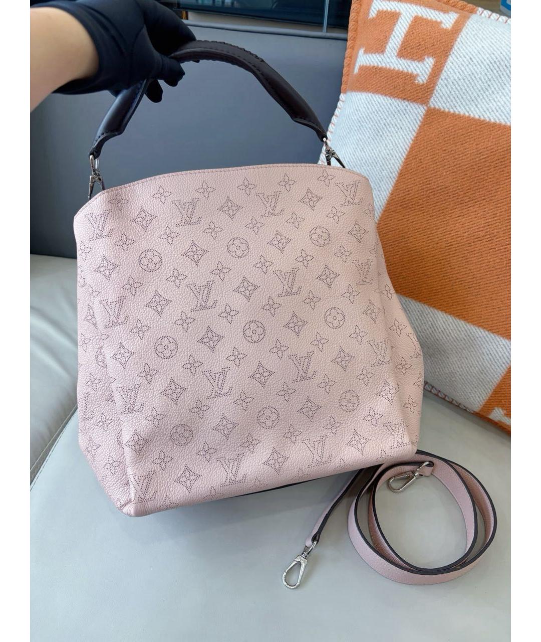 LOUIS VUITTON Розовая кожаная сумка через плечо, фото 5