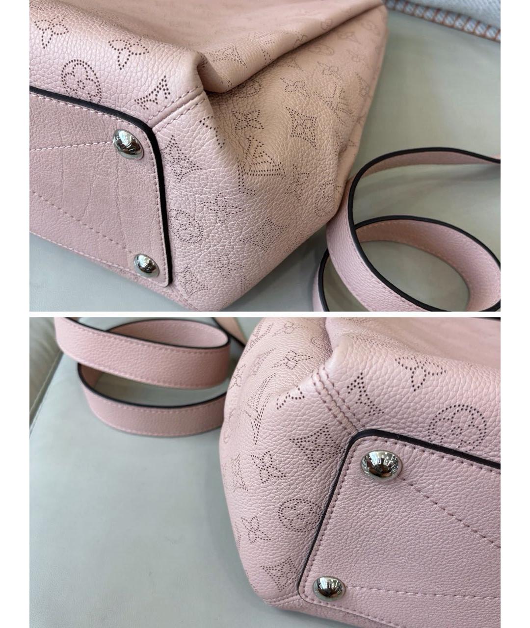 LOUIS VUITTON Розовая кожаная сумка через плечо, фото 6
