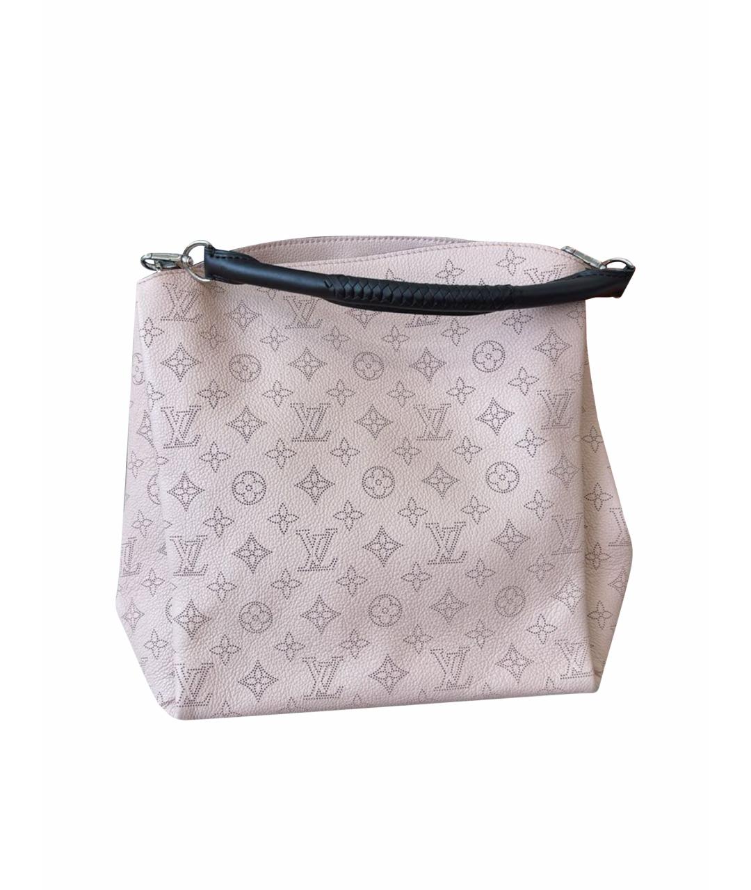 LOUIS VUITTON Розовая кожаная сумка через плечо, фото 9