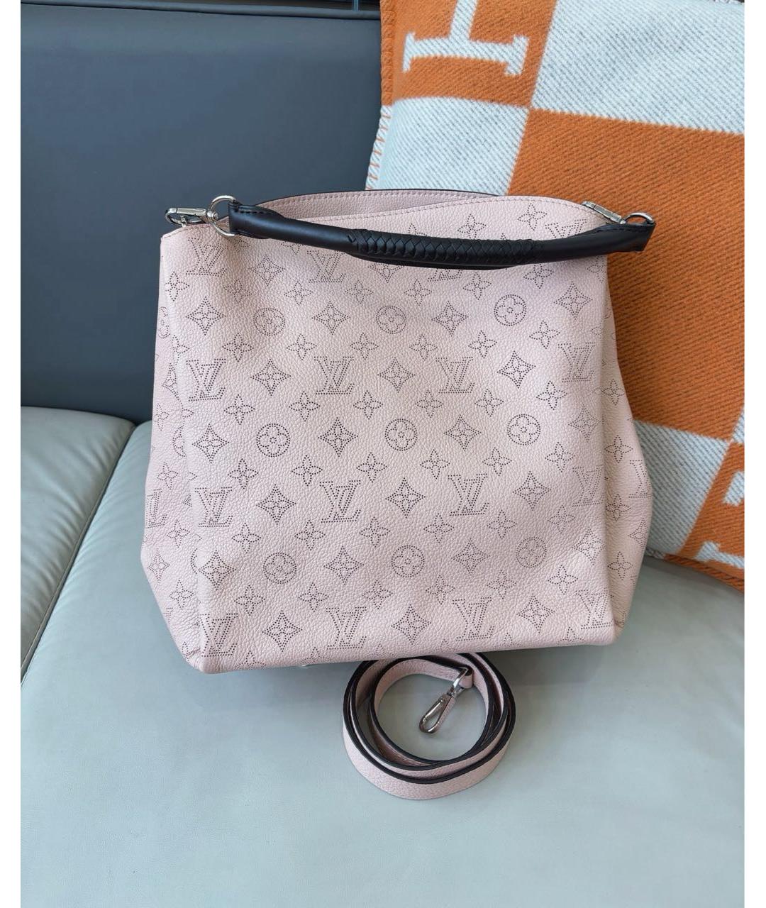 LOUIS VUITTON Розовая кожаная сумка через плечо, фото 2