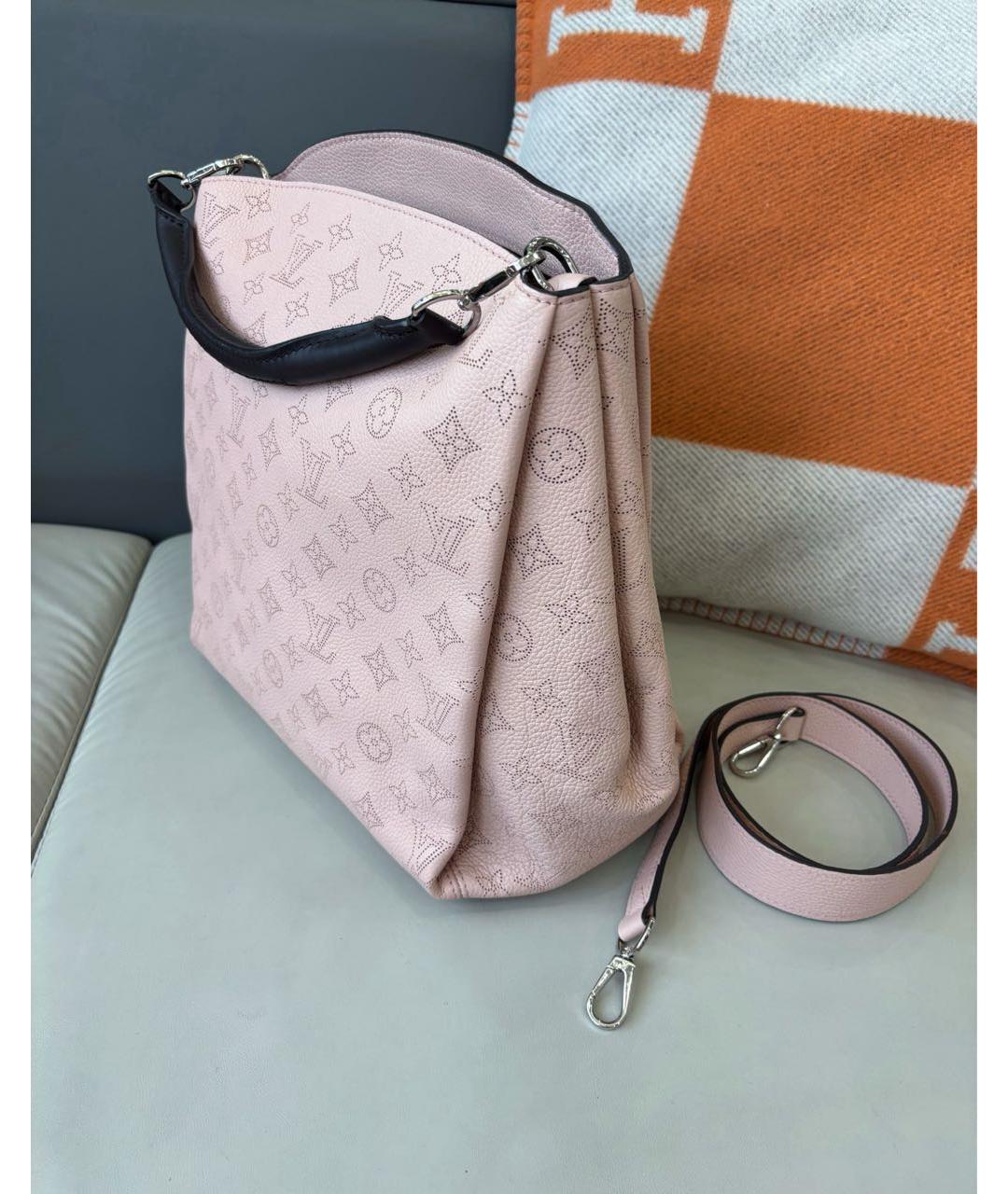 LOUIS VUITTON Розовая кожаная сумка через плечо, фото 3