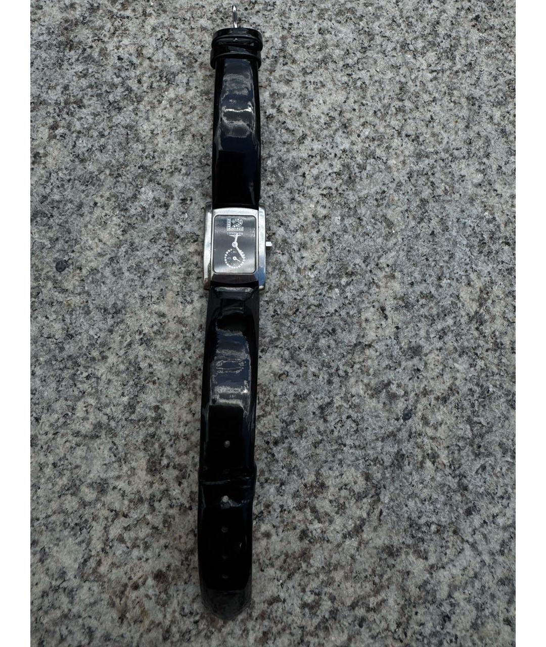 LONGINES Черные с серебряным покрытием часы, фото 2
