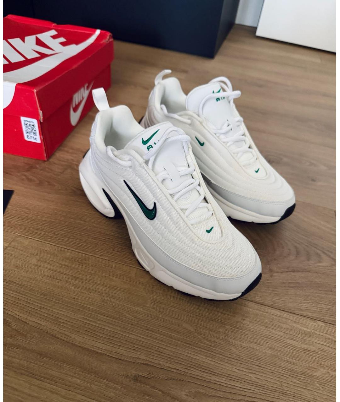 NIKE Белые синтетические кроссовки, фото 4
