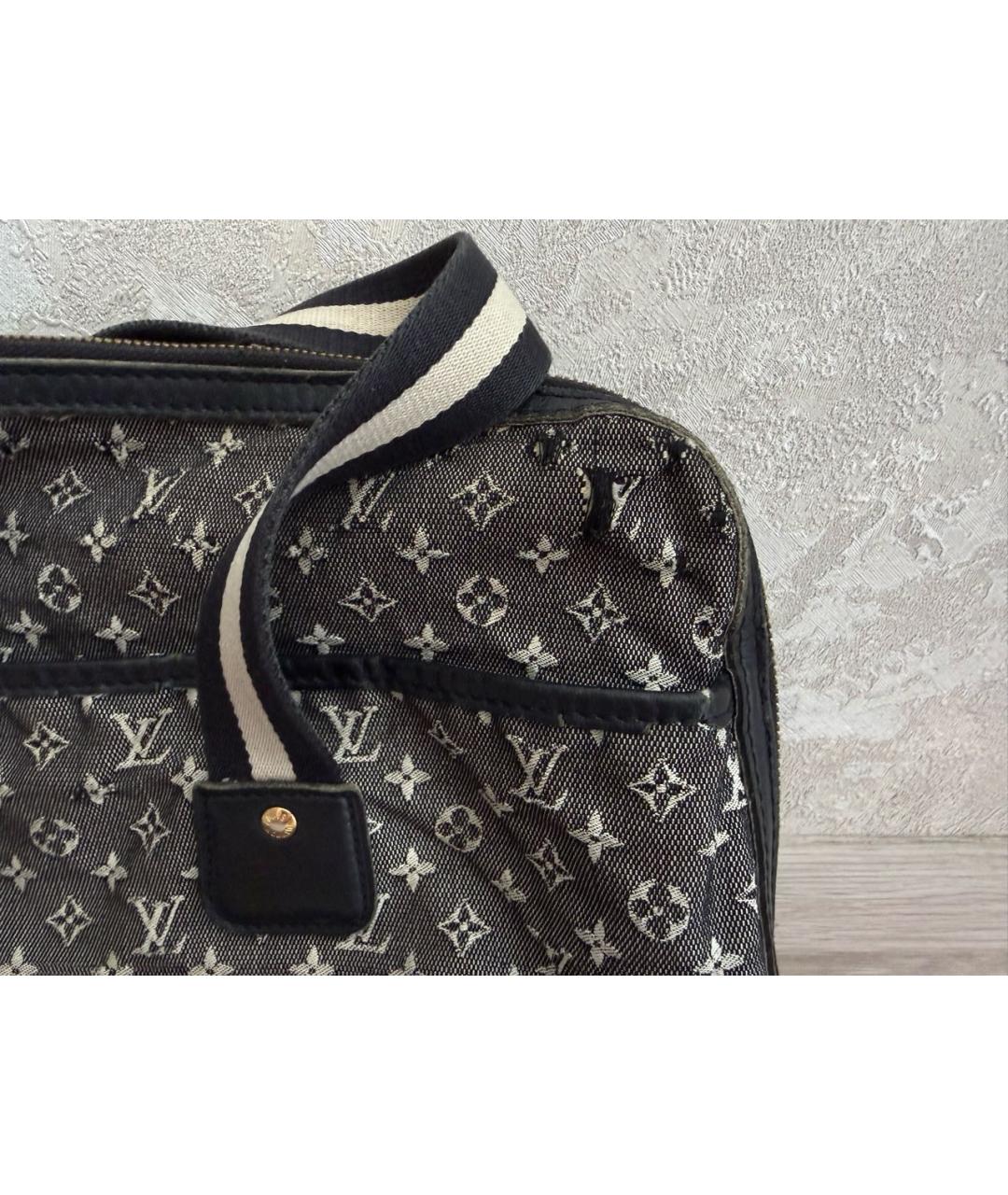 LOUIS VUITTON Серая тканевая сумка тоут, фото 6