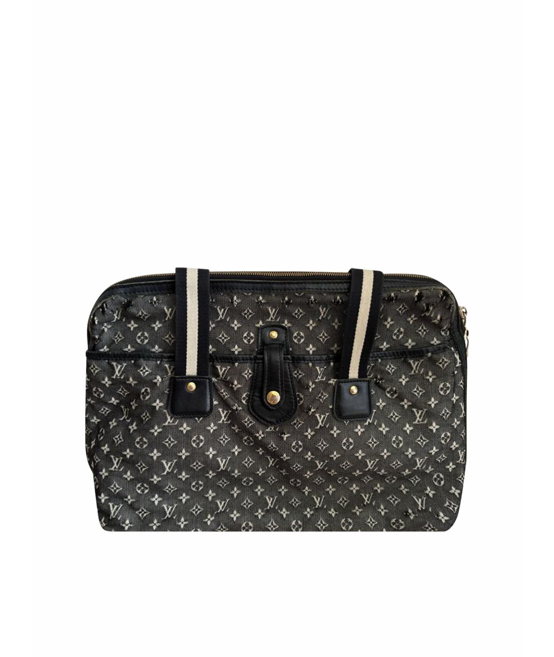 LOUIS VUITTON Серая тканевая сумка тоут, фото 1