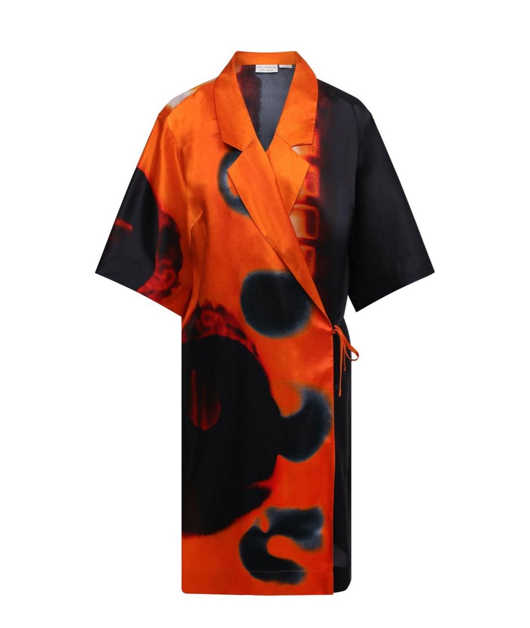DRIES VAN NOTEN Оранжевое повседневное платье, фото 6