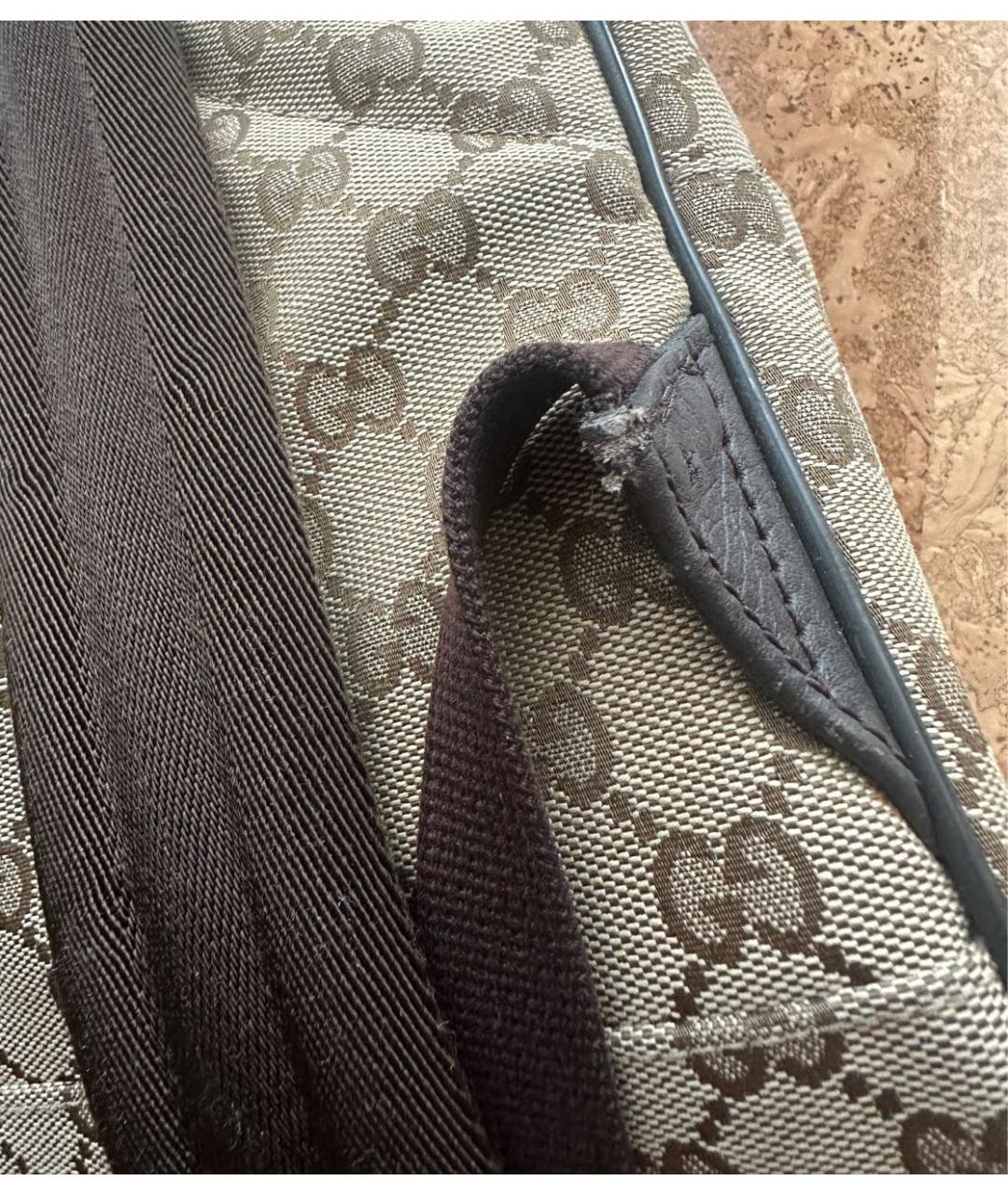 GUCCI Коричневый рюкзак, фото 5