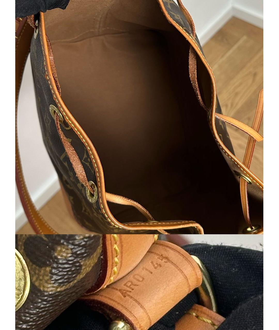 LOUIS VUITTON Коричневая сумка с короткими ручками, фото 8