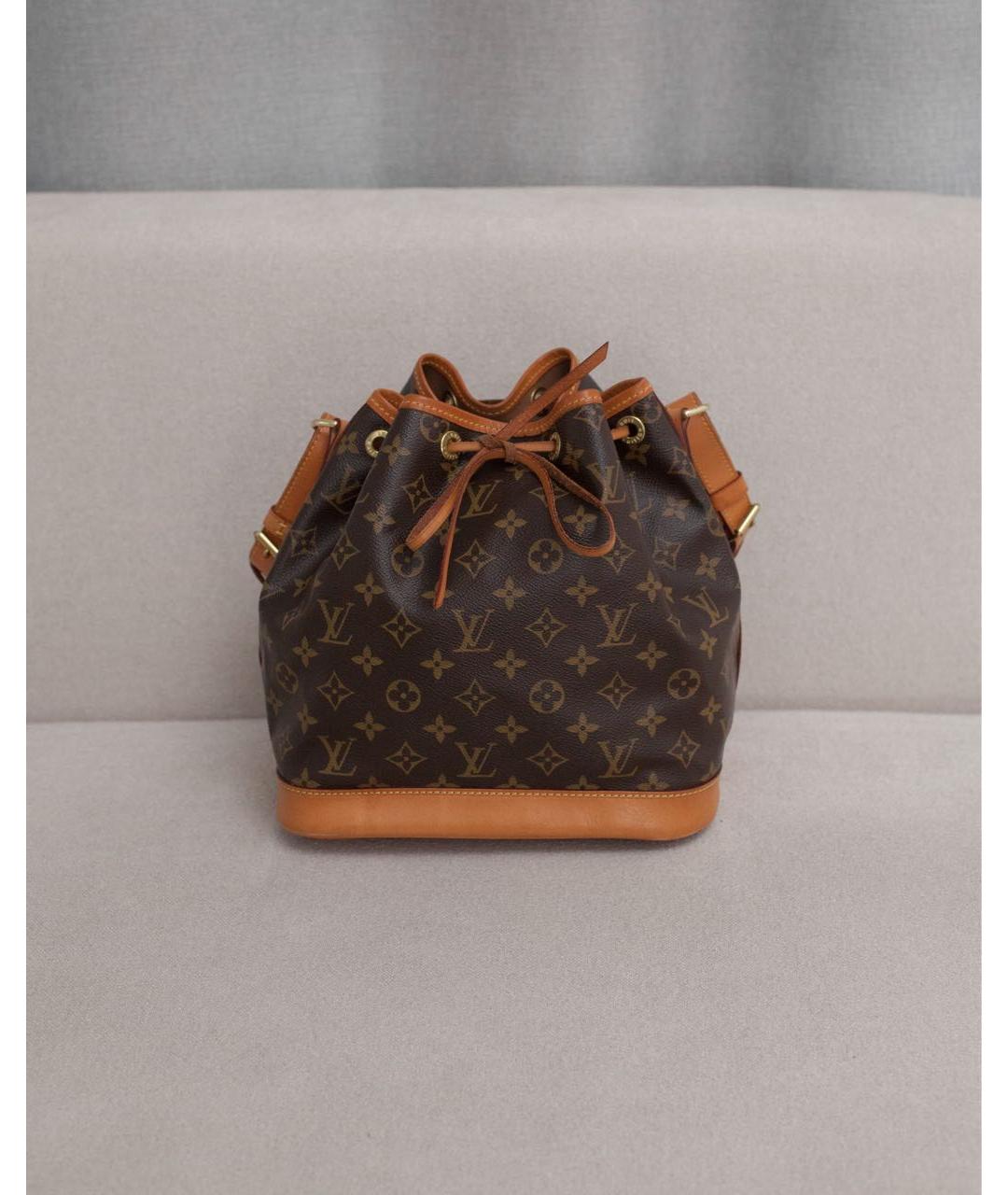 LOUIS VUITTON Коричневая сумка с короткими ручками, фото 9