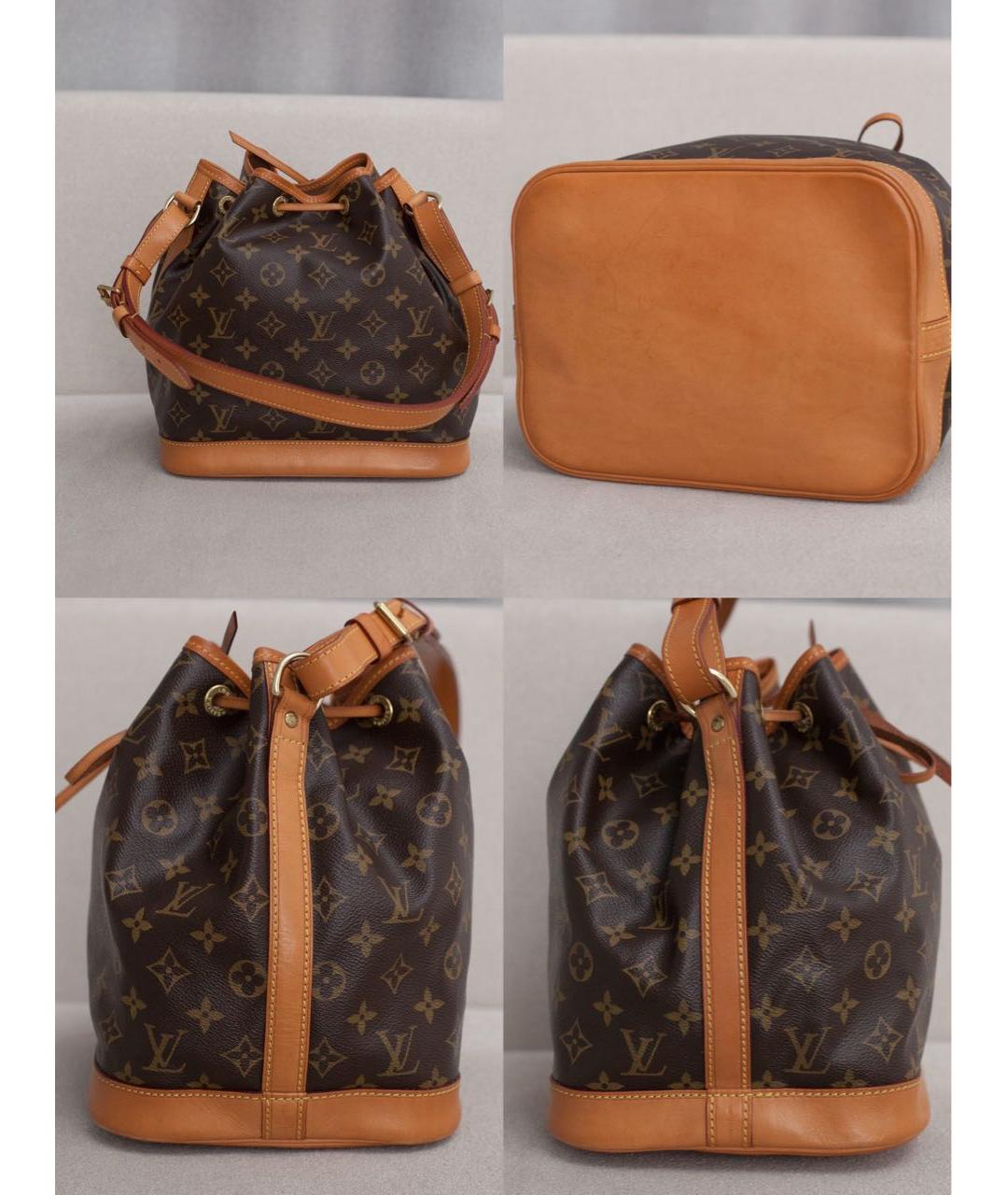 LOUIS VUITTON Коричневая сумка с короткими ручками, фото 6