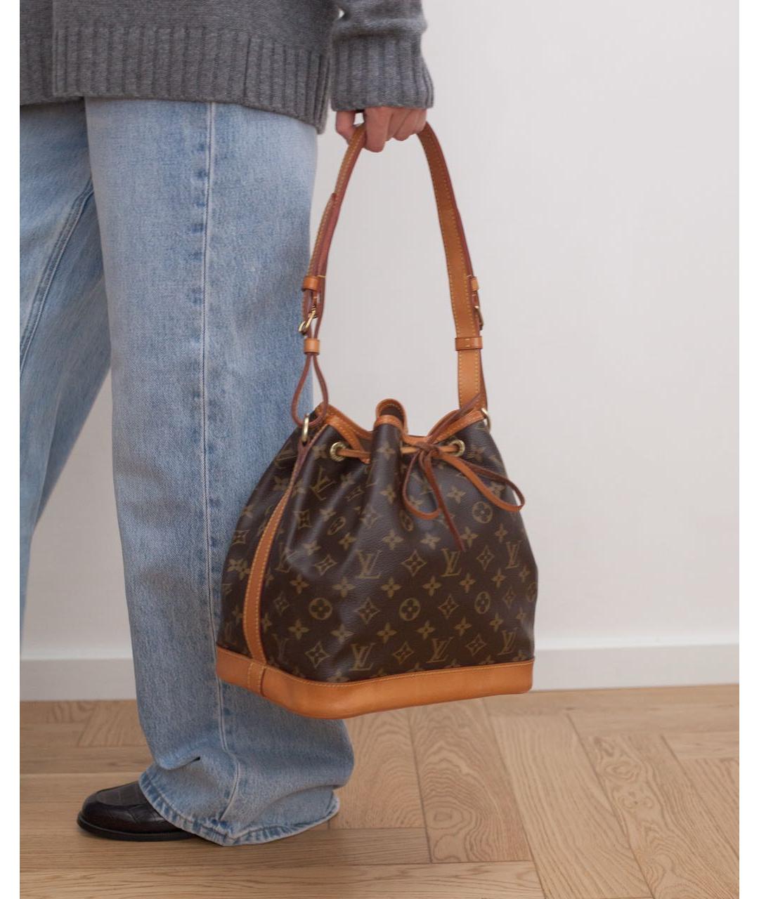 LOUIS VUITTON Коричневая сумка с короткими ручками, фото 5