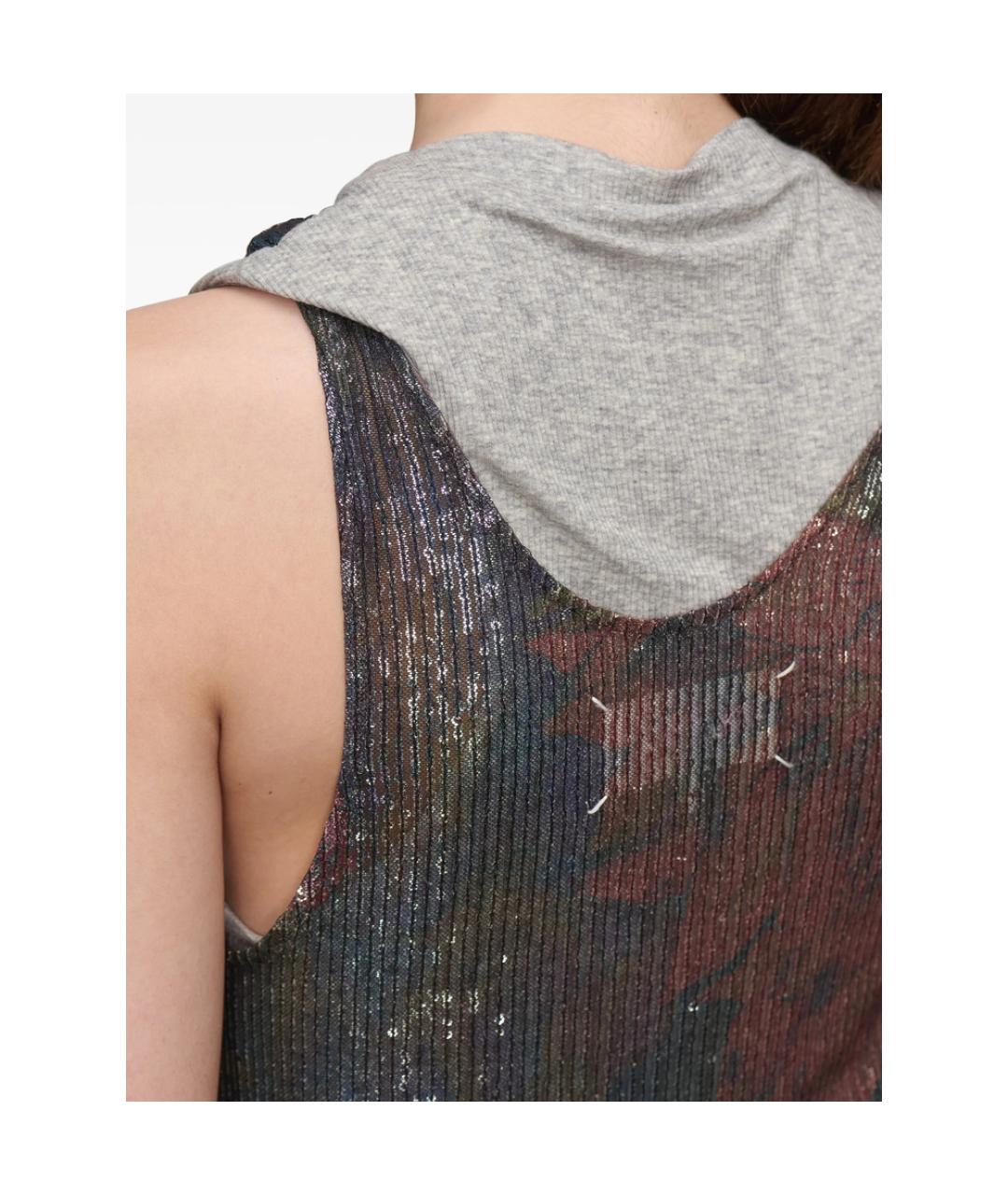 MAISON MARGIELA Мульти полиэстеровая майка, фото 5