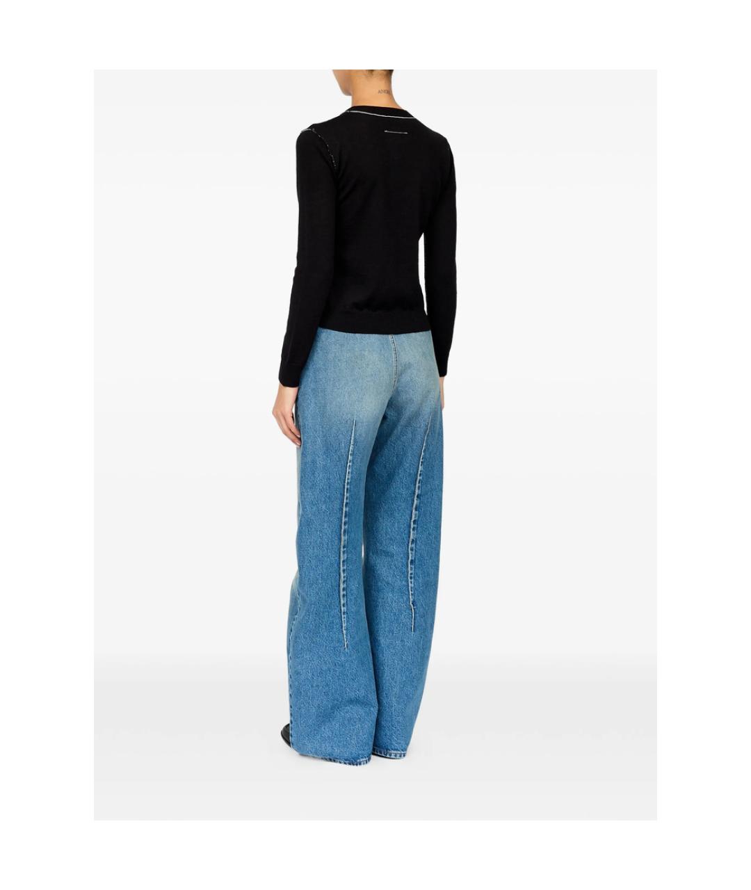 MM6 MAISON MARGIELA Черный джемпер / свитер, фото 2