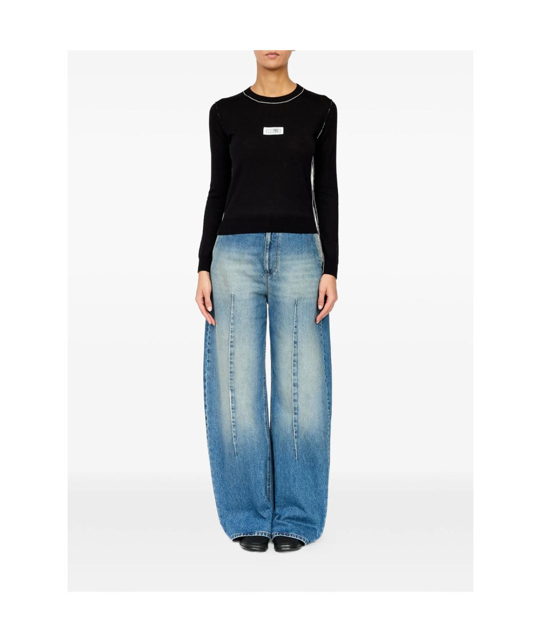 MM6 MAISON MARGIELA Черный джемпер / свитер, фото 3