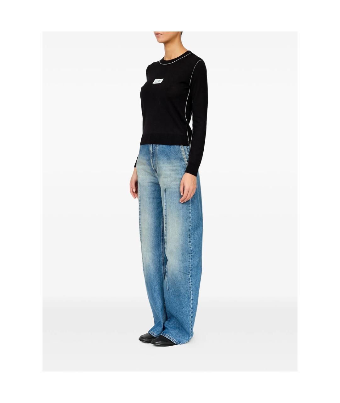 MM6 MAISON MARGIELA Черный джемпер / свитер, фото 4