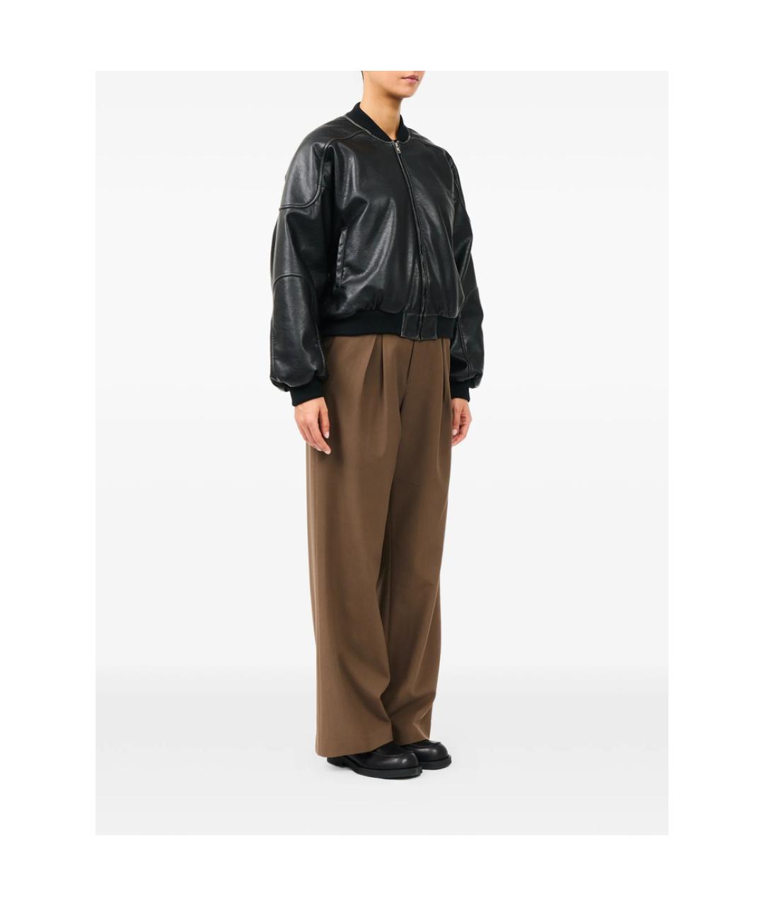MM6 MAISON MARGIELA Черная полиэстеровая куртка, фото 4