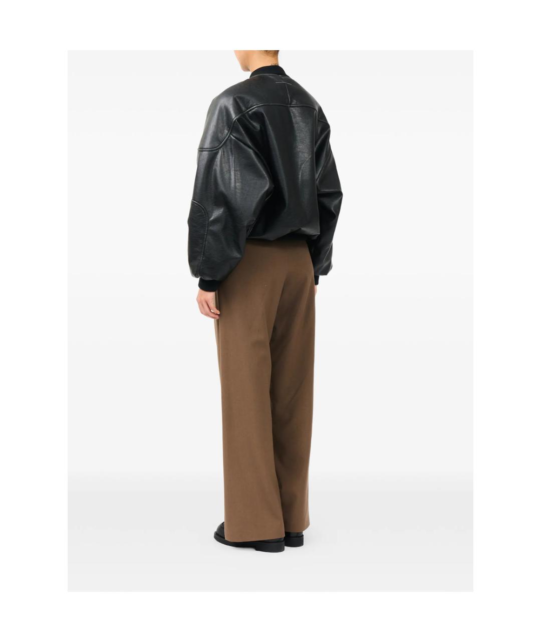 MM6 MAISON MARGIELA Черная полиэстеровая куртка, фото 6