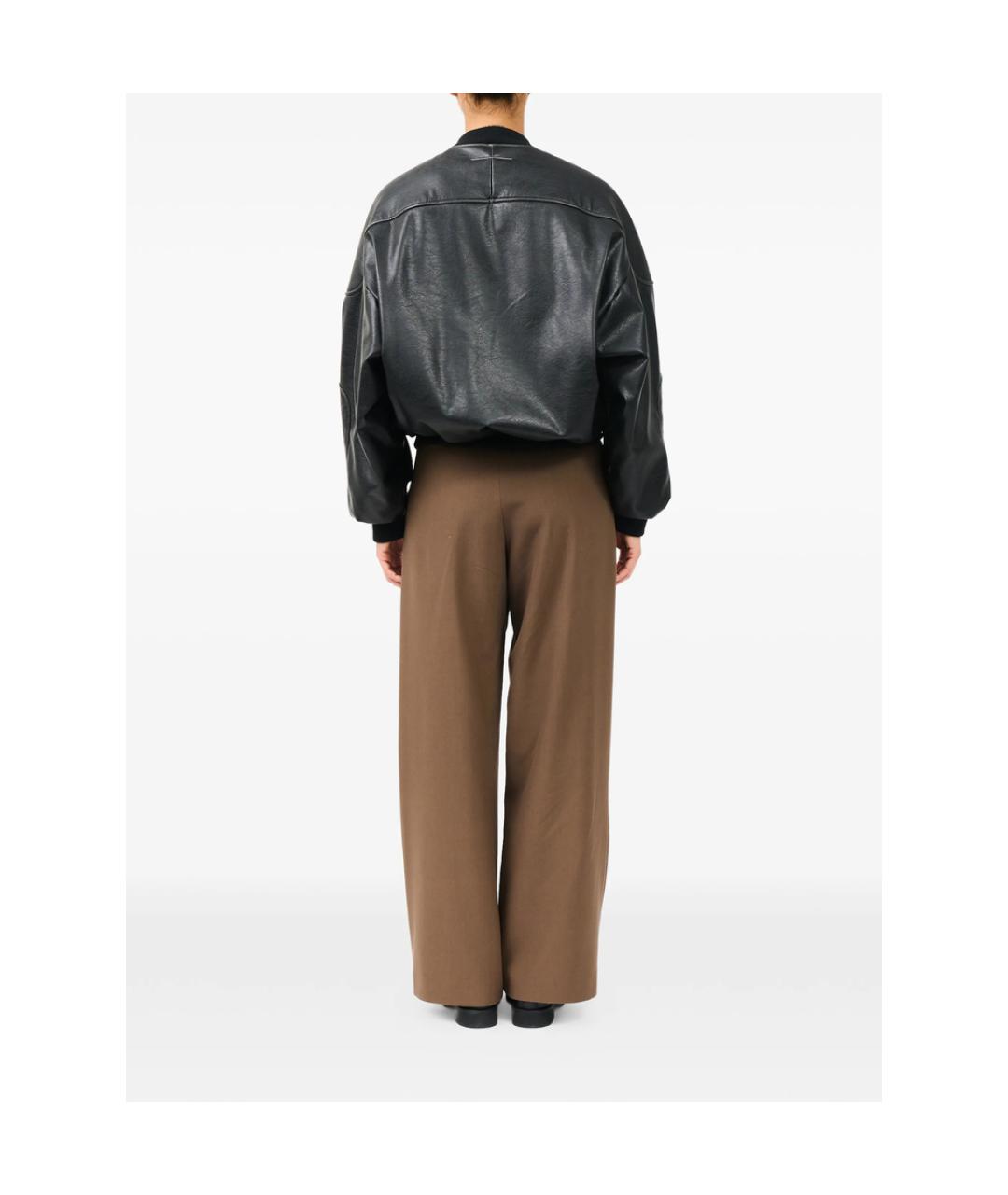 MM6 MAISON MARGIELA Черная полиэстеровая куртка, фото 5