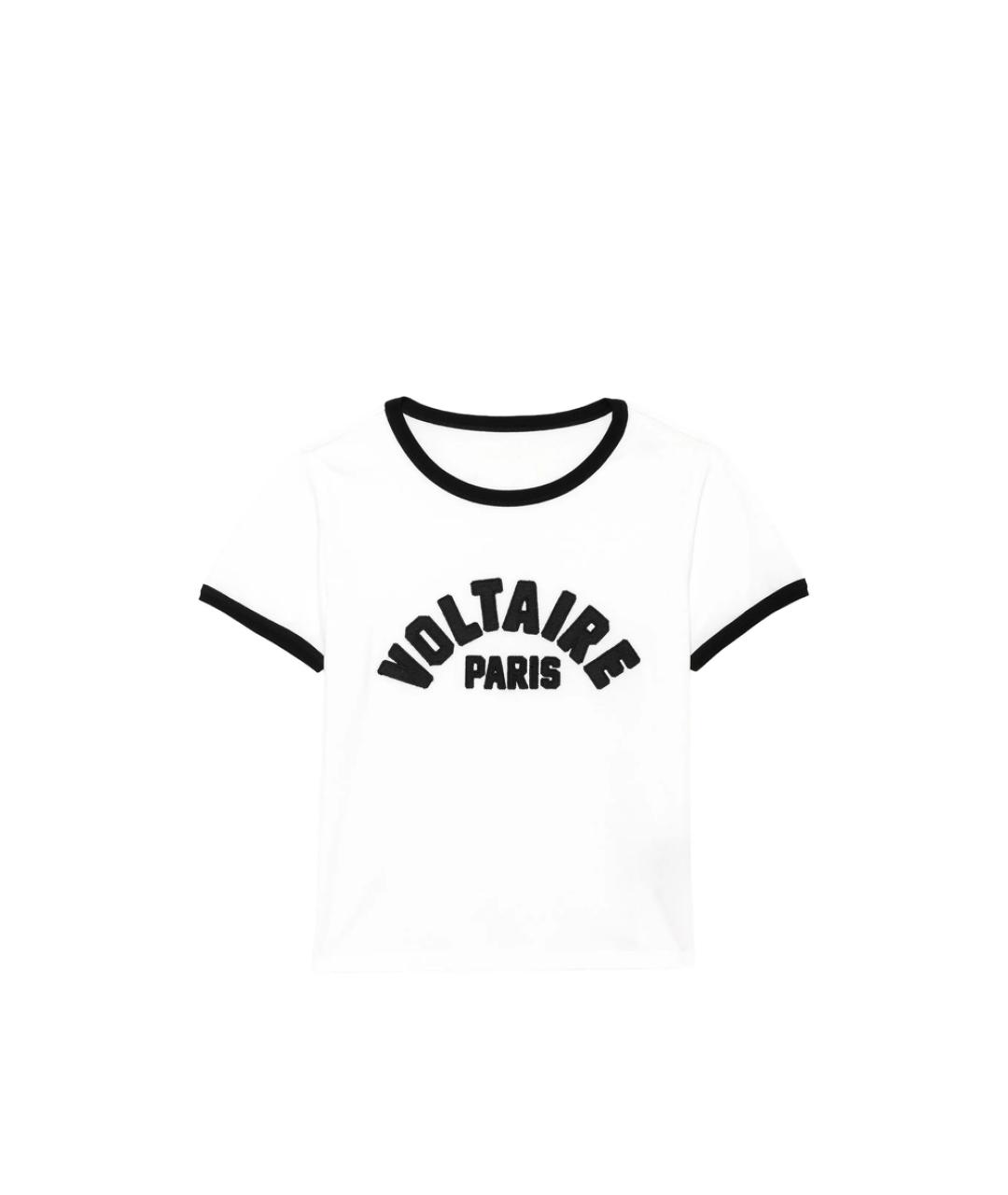 ZADIG & VOLTAIRE Белая хлопковая футболка, фото 1