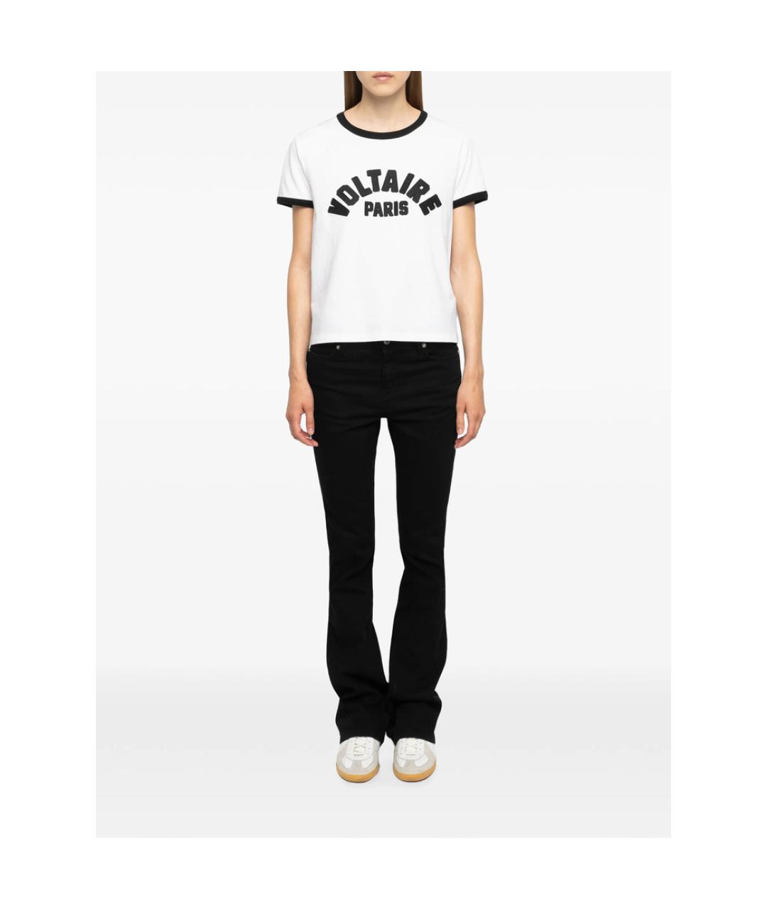 ZADIG & VOLTAIRE Белая хлопковая футболка, фото 4