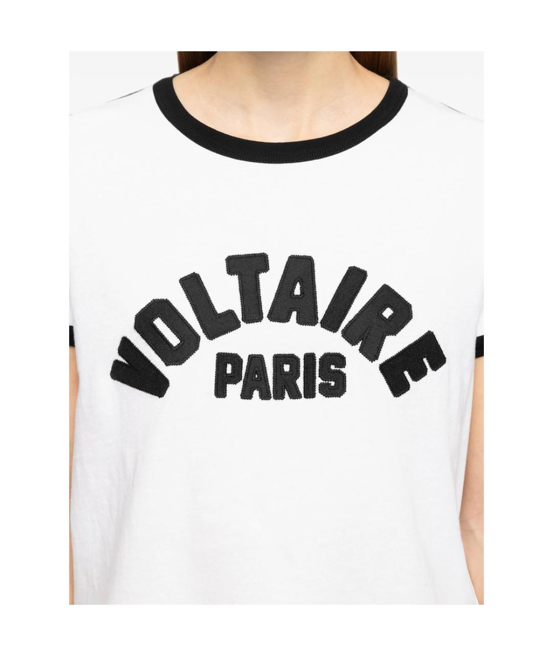 ZADIG & VOLTAIRE Белая хлопковая футболка, фото 5