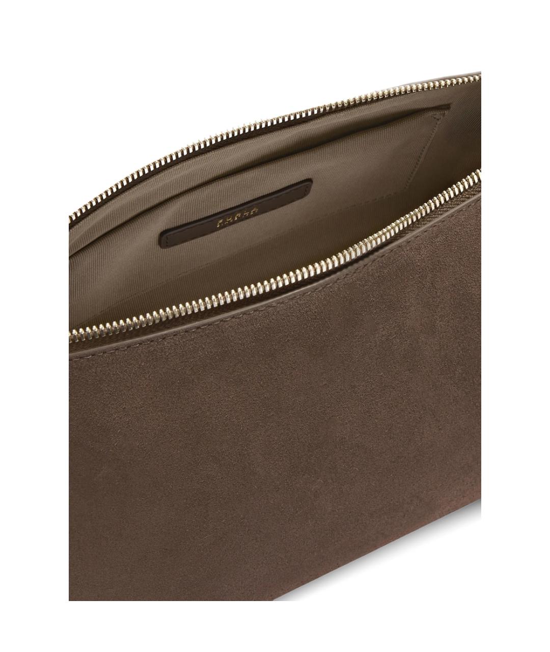 FURLA Коричневая сумка через плечо, фото 4