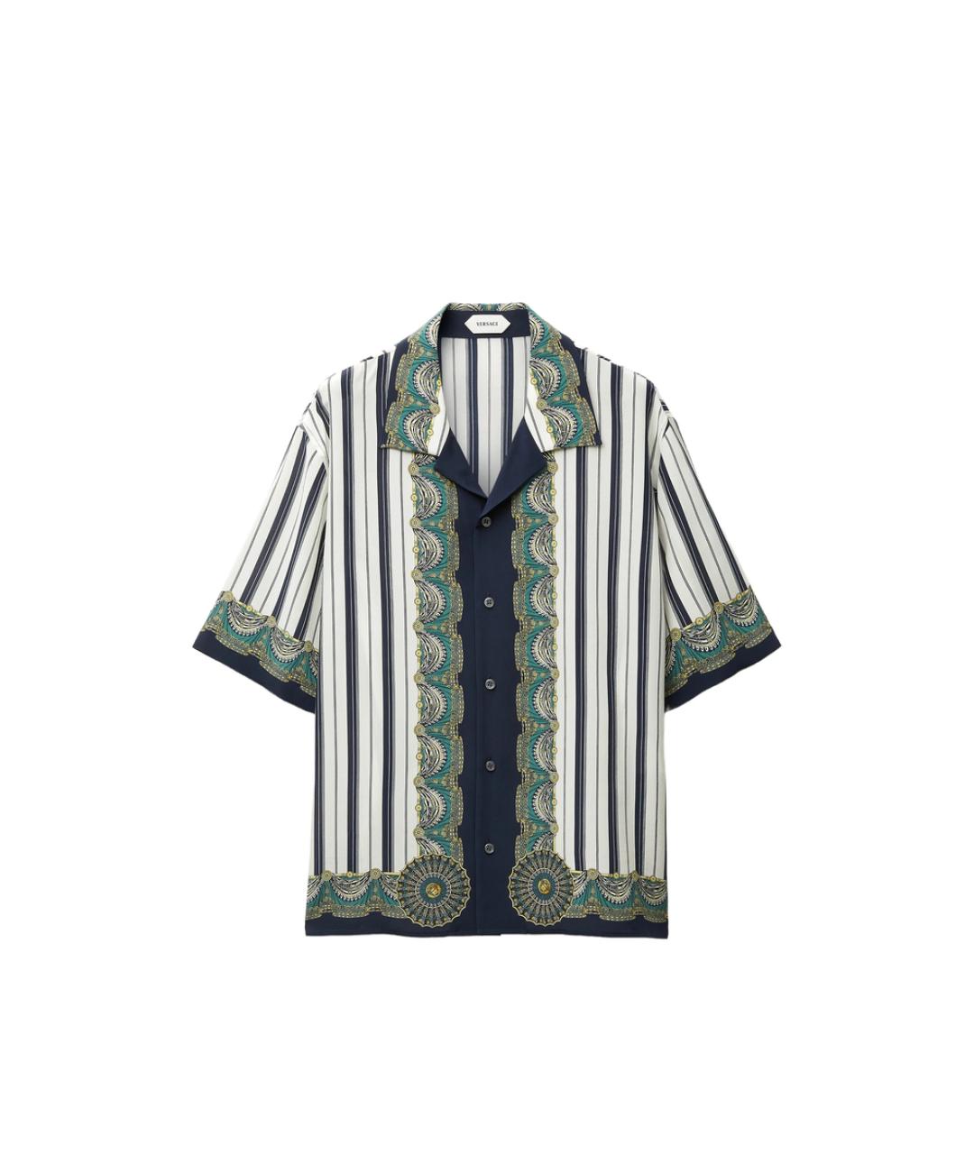 VERSACE Мульти шелковая кэжуал рубашка, фото 1