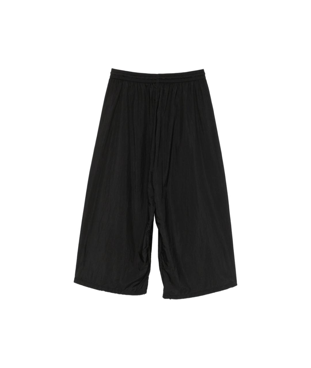 Y-3 Черные полиамидовые повседневные брюки, фото 3