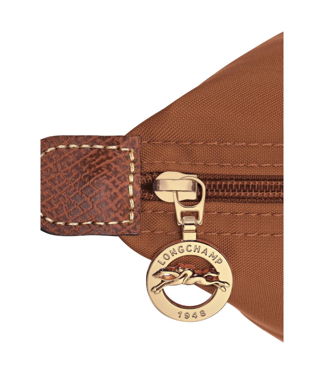 LONGCHAMP Коричневая синтетическая сумка тоут, фото 3