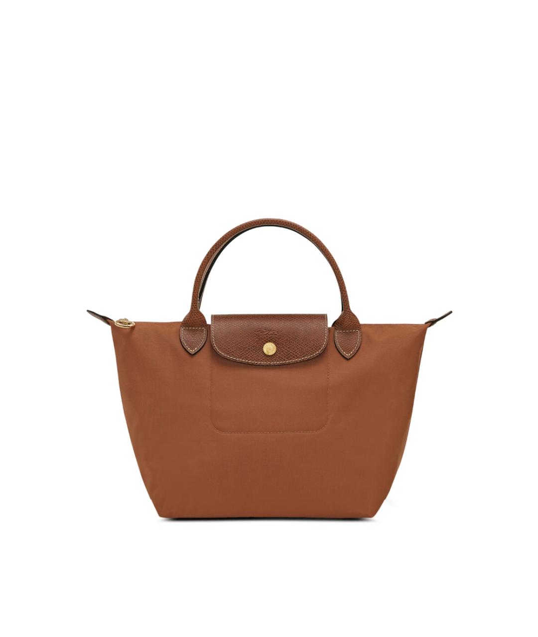 LONGCHAMP Коричневая синтетическая сумка тоут, фото 1
