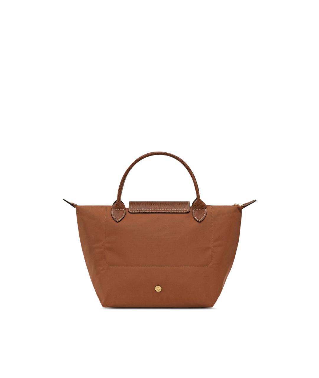 LONGCHAMP Коричневая синтетическая сумка тоут, фото 2