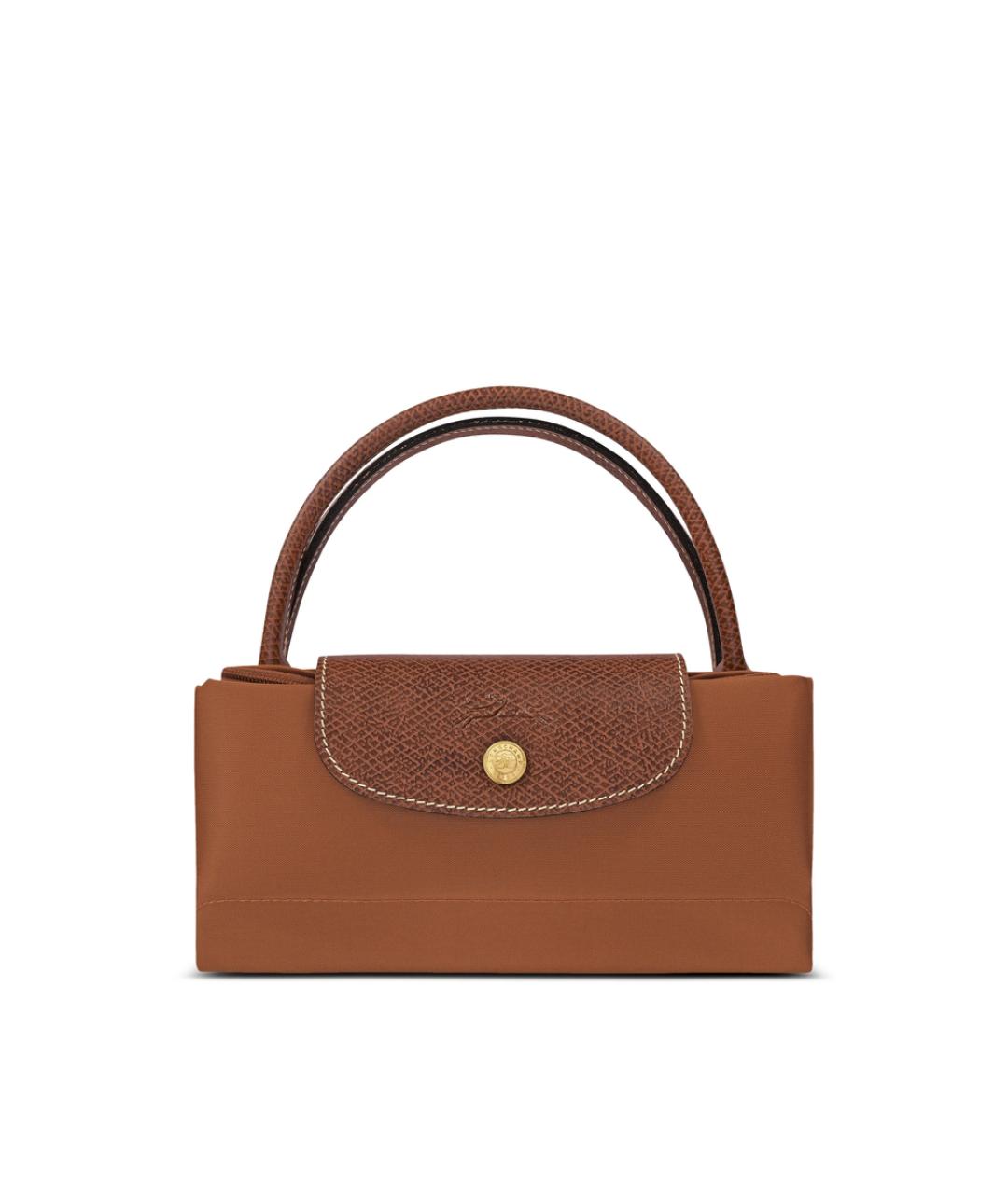 LONGCHAMP Коричневая синтетическая сумка тоут, фото 4