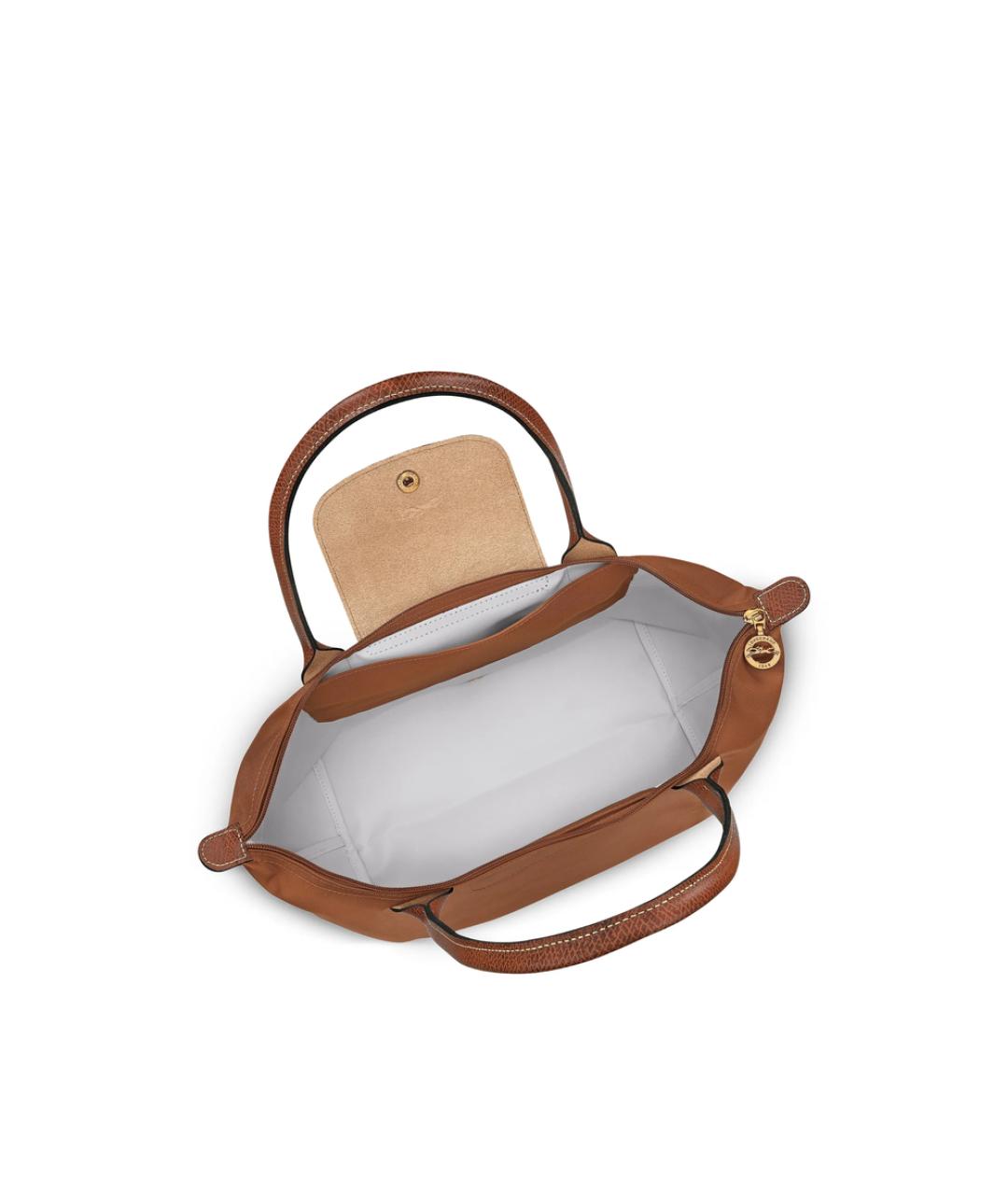 LONGCHAMP Коричневая синтетическая сумка тоут, фото 4