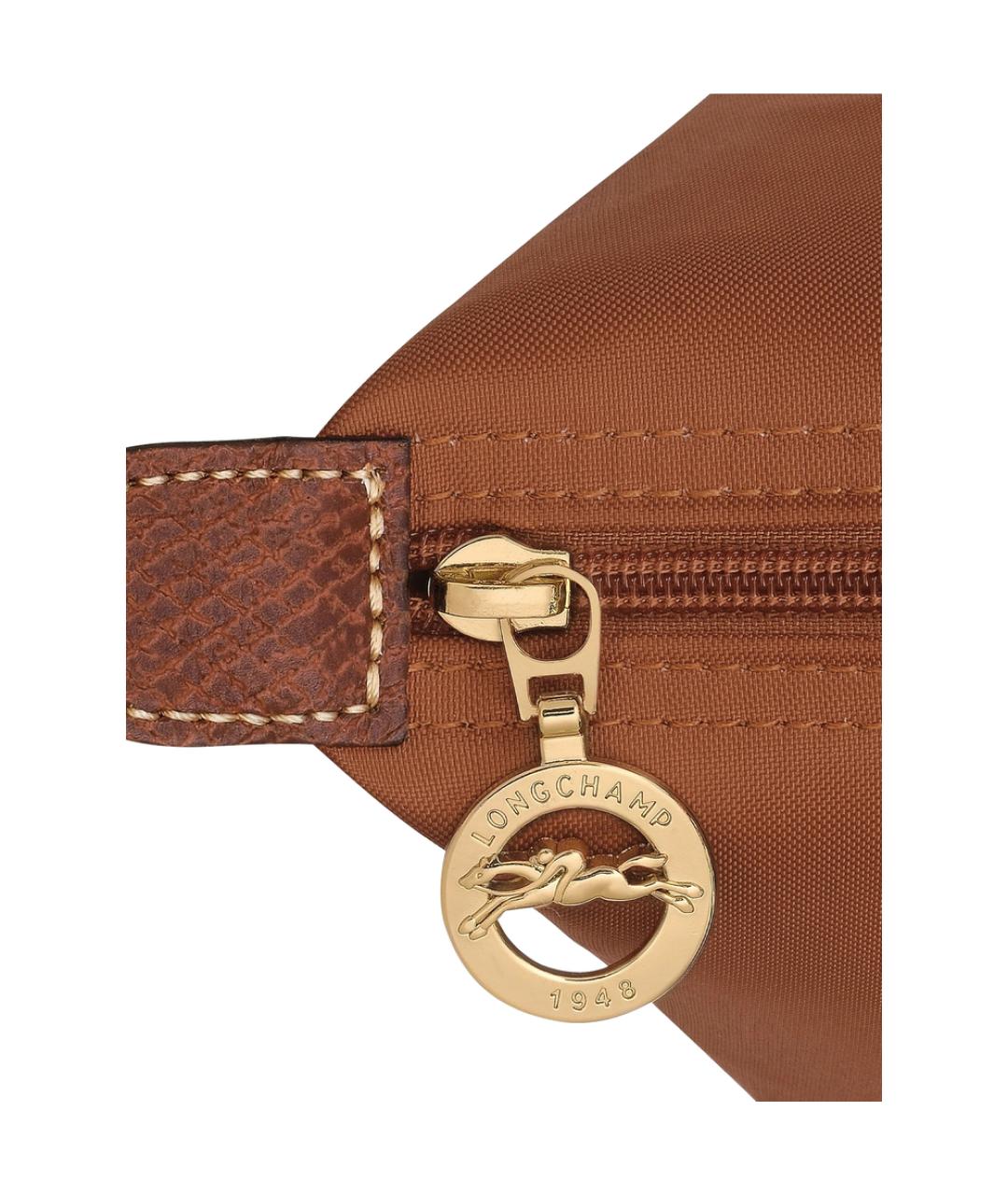 LONGCHAMP Коричневая синтетическая сумка тоут, фото 6
