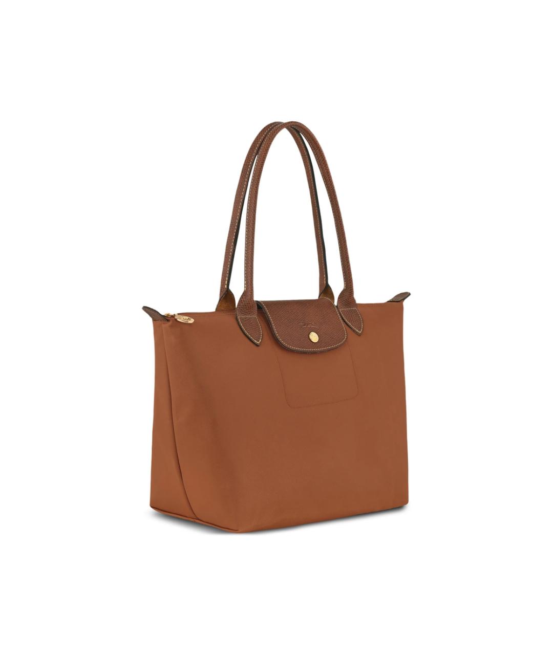 LONGCHAMP Коричневая синтетическая сумка тоут, фото 5