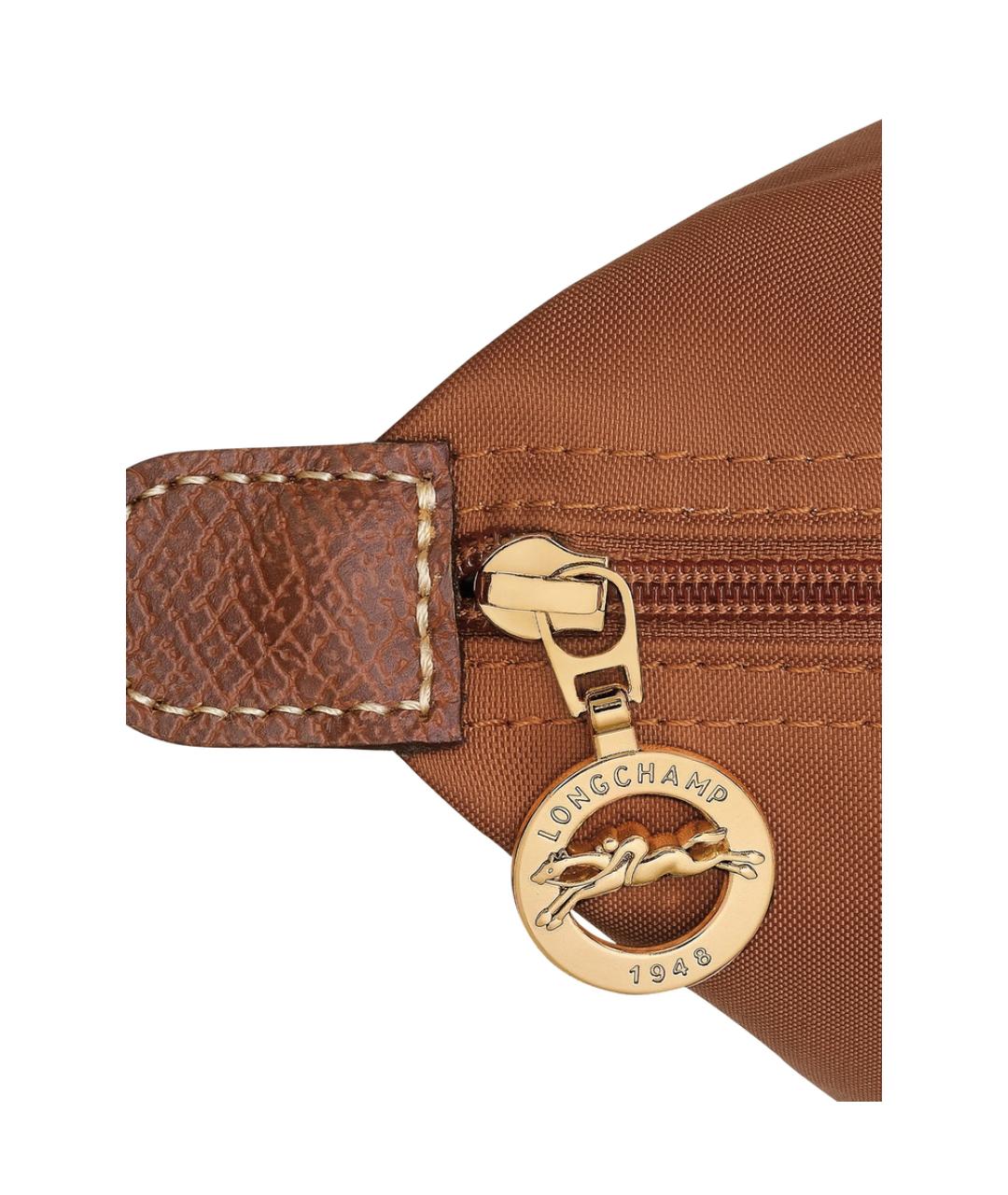 LONGCHAMP Коричневая синтетическая сумка тоут, фото 5
