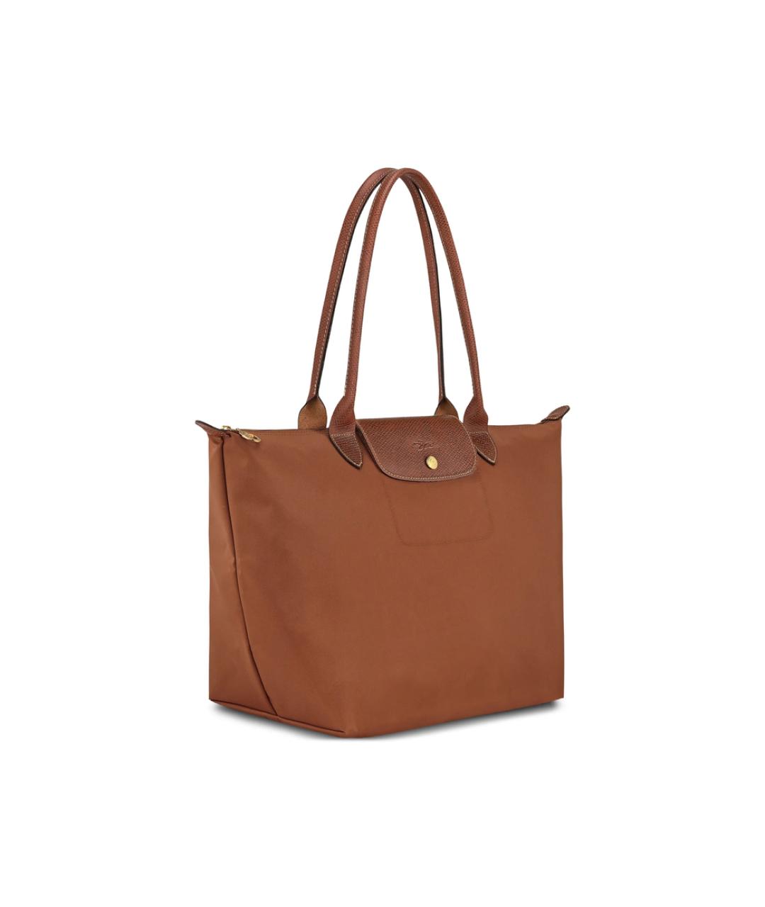 LONGCHAMP Коричневая синтетическая сумка тоут, фото 4