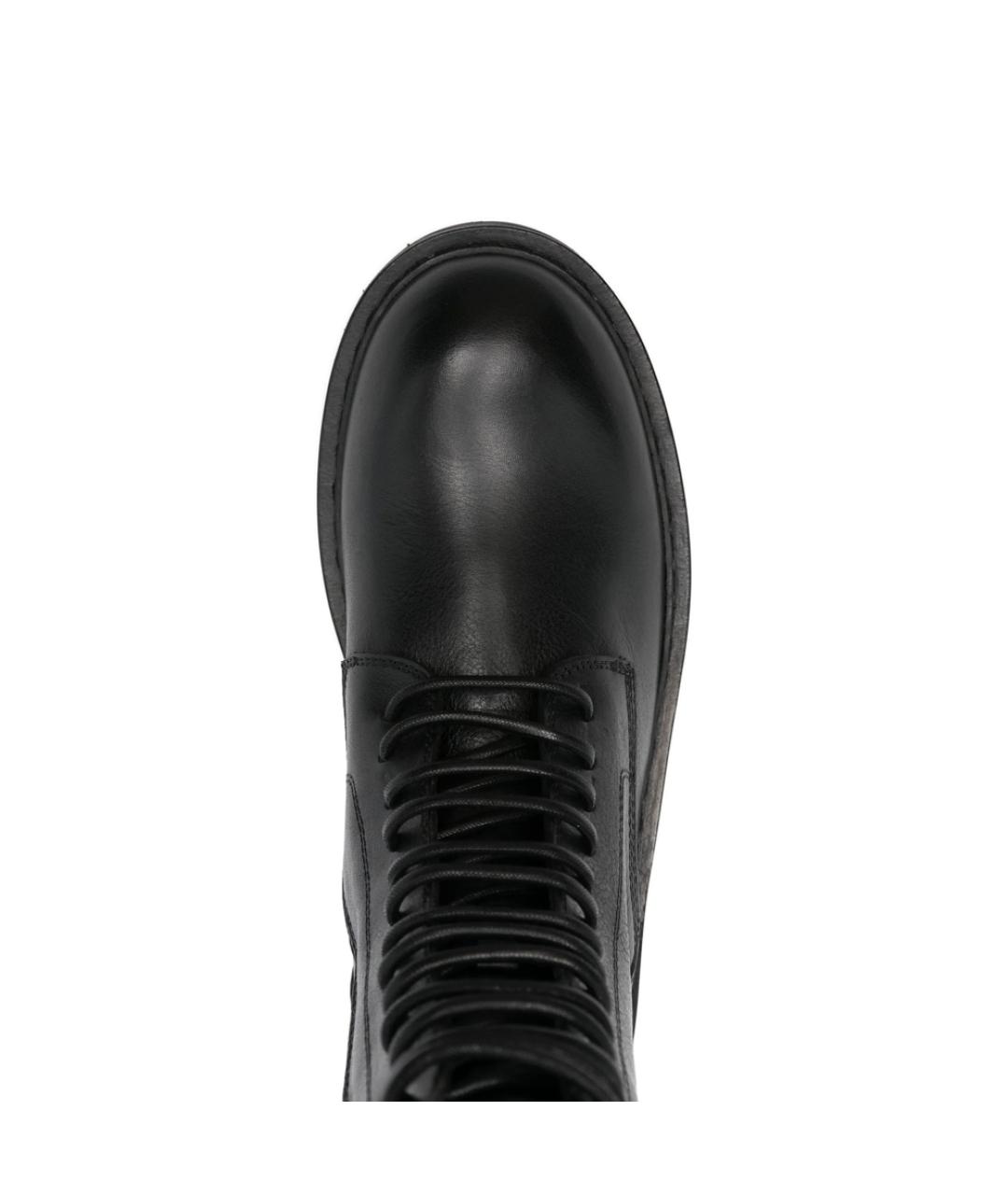 ANN DEMEULEMEESTER Черные кожаные ботинки, фото 4