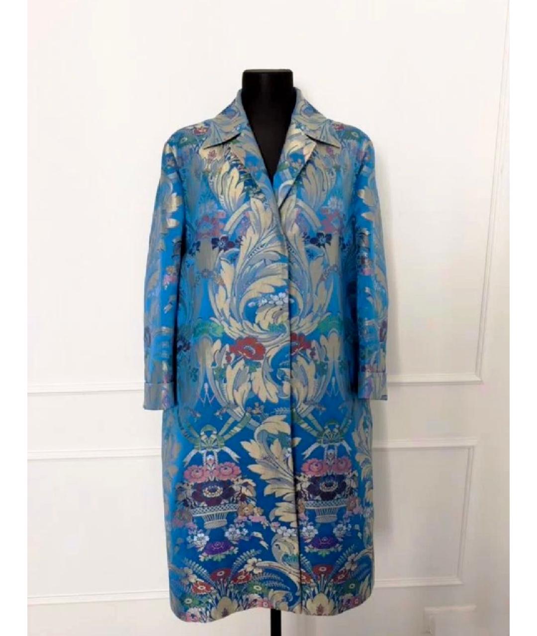DRIES VAN NOTEN Мульти шелковое пальто, фото 8