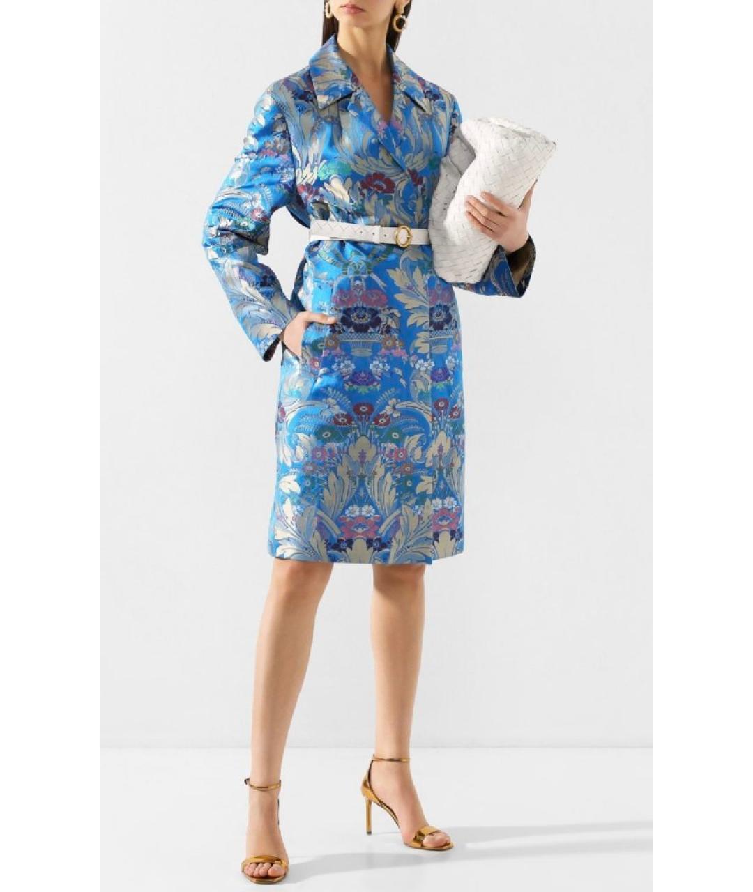 DRIES VAN NOTEN Мульти шелковое пальто, фото 7