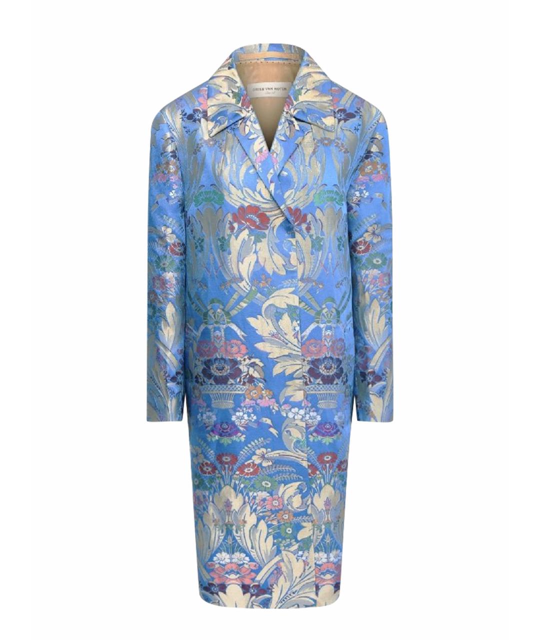 DRIES VAN NOTEN Мульти шелковое пальто, фото 1