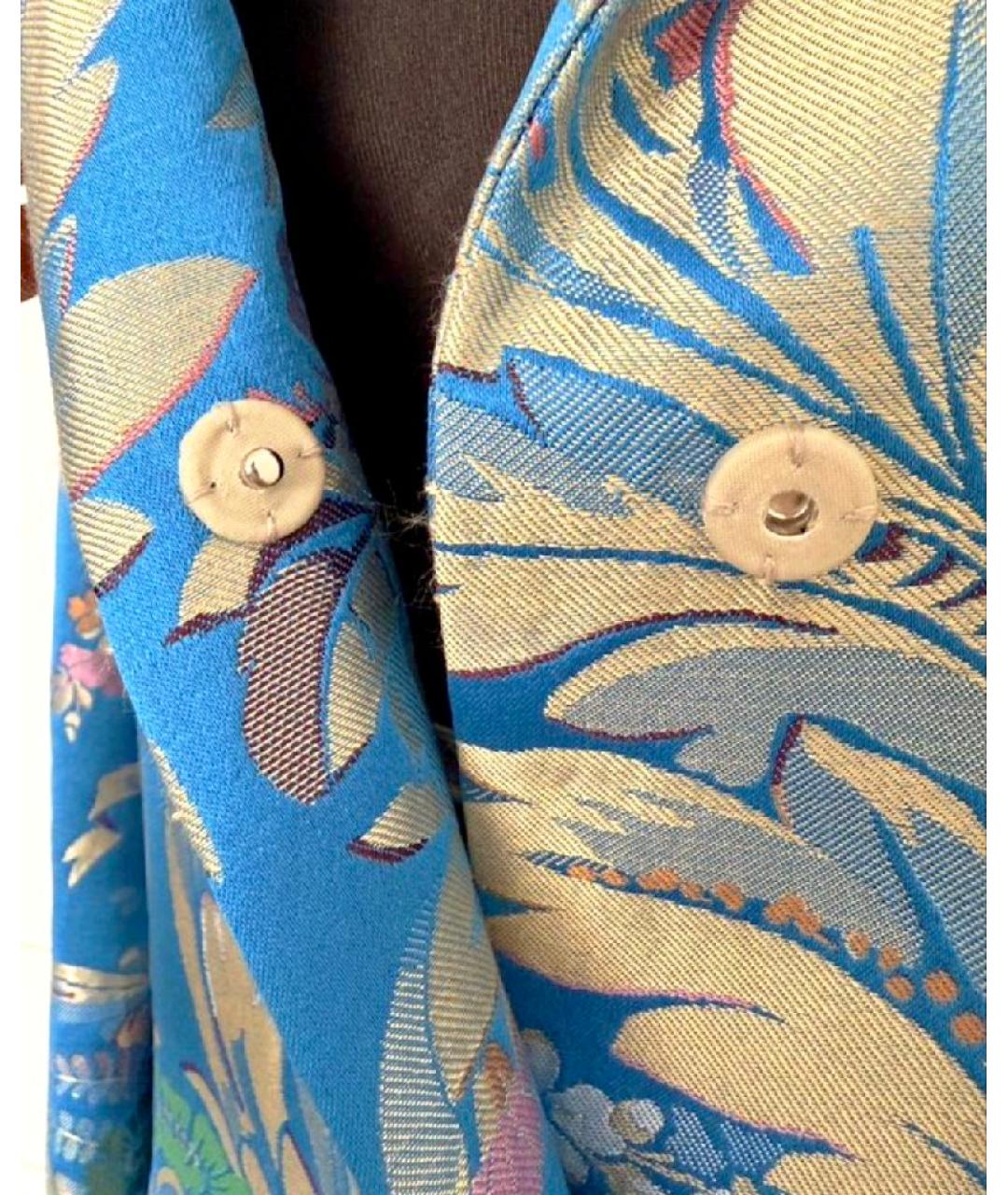 DRIES VAN NOTEN Мульти шелковое пальто, фото 9