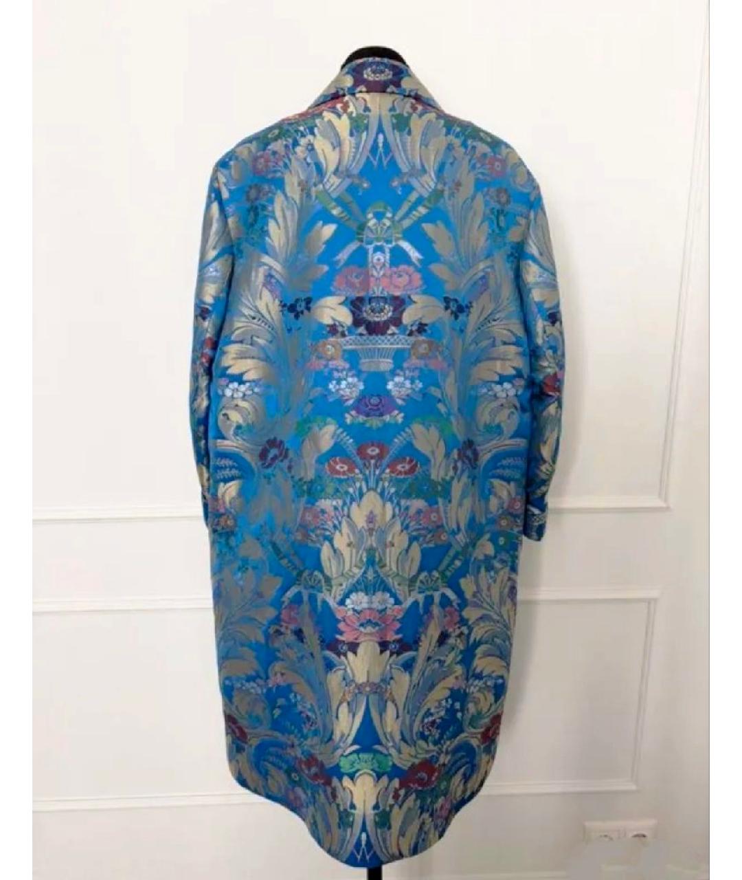 DRIES VAN NOTEN Мульти шелковое пальто, фото 2