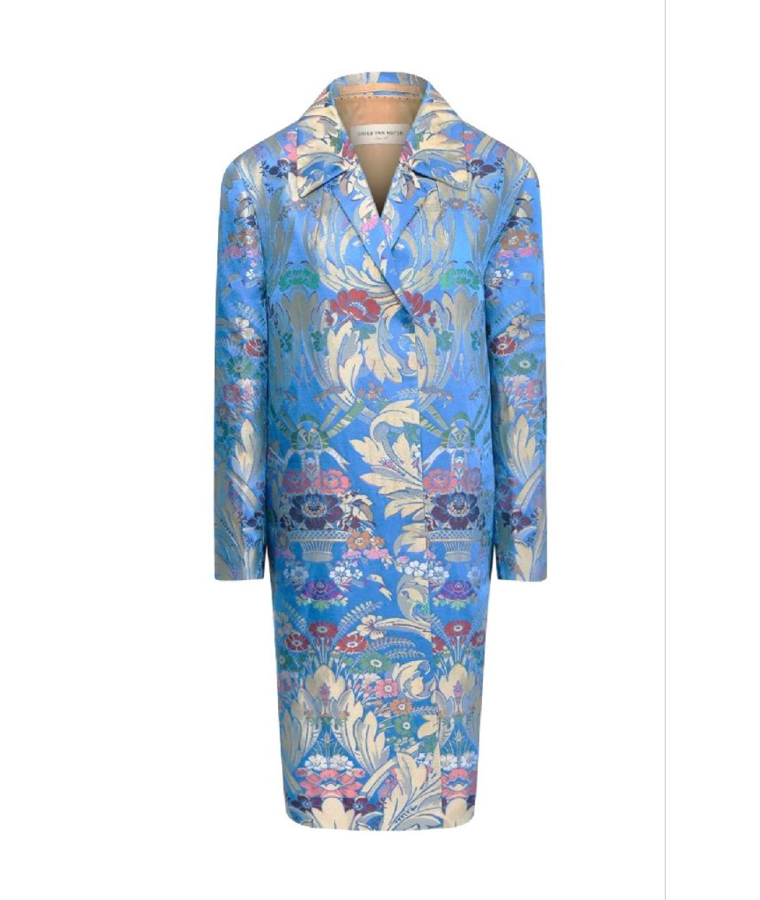 DRIES VAN NOTEN Мульти шелковое пальто, фото 10